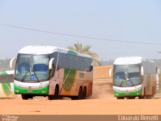 Verde Transportes 2533 na cidade de Jaciara, Mato Grosso, Brasil, por Eduardo Benetti . Número da foto: #3525849.