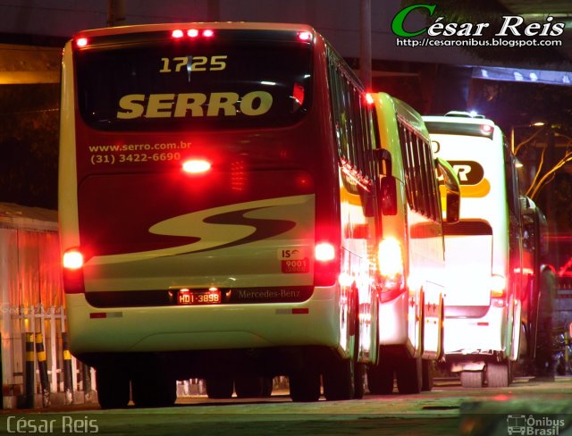 Viação Serro 1725 na cidade de Belo Horizonte, Minas Gerais, Brasil, por César Ônibus. Número da foto: #3526235.
