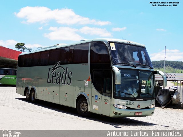 Leads Transportes 223 na cidade de João Monlevade, Minas Gerais, Brasil, por Antonio Carlos Fernandes. ID da foto: 3527193.