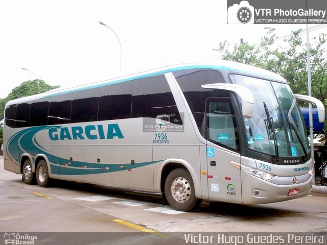 Viação Garcia 7936 na cidade de Maringá, Paraná, Brasil, por Victor Hugo Guedes Pereira. Número da foto: #3528094.