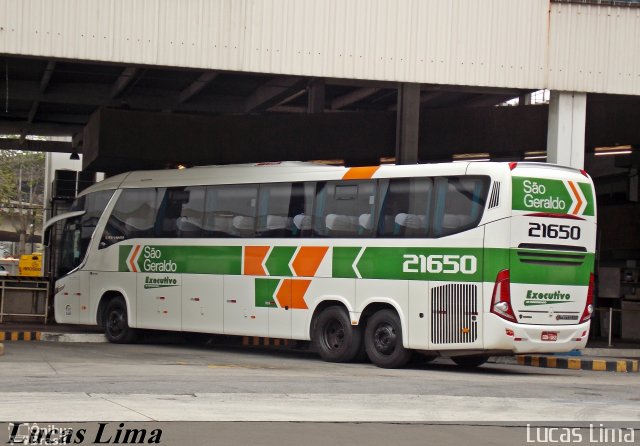 Cia. São Geraldo de Viação 21650 na cidade de Rio de Janeiro, Rio de Janeiro, Brasil, por Lucas Lima. Número da foto: #3528889.