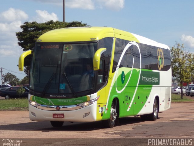 Expresso Princesa dos Campos 6466 na cidade de Cascavel, Paraná, Brasil, por Alexandre Rodrigo. ID da foto: 3528568.