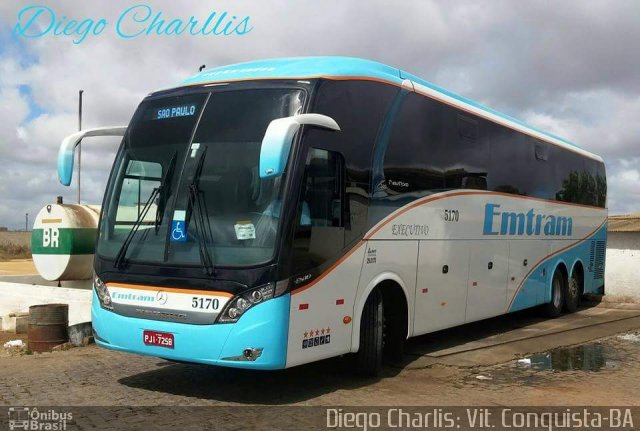 Emtram 5170 na cidade de Vitória da Conquista, Bahia, Brasil, por Diego Charlis Coelho. Número da foto: #3527304.