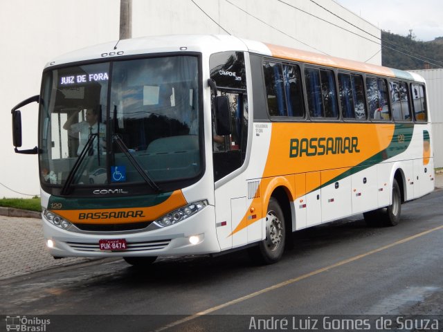 Viação Bassamar 129 na cidade de Juiz de Fora, Minas Gerais, Brasil, por André Luiz Gomes de Souza. ID da foto: 3531220.