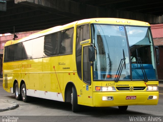 Viação Itapemirim 45269 na cidade de Rio de Janeiro, Rio de Janeiro, Brasil, por Weiller Alves. Número da foto: #3530680.