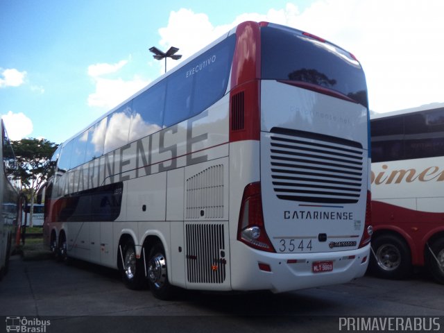 Auto Viação Catarinense 3544 na cidade de São Paulo, São Paulo, Brasil, por Alexandre Rodrigo. Número da foto: #3531305.