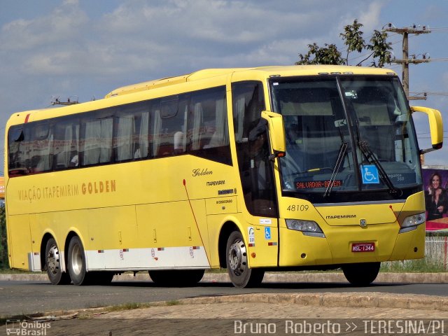Viação Itapemirim 48109 na cidade de Teresina, Piauí, Brasil, por Bruno  Roberto. Número da foto: #3531197.