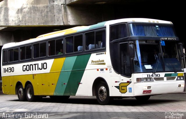 Empresa Gontijo de Transportes 11430 na cidade de Belo Horizonte, Minas Gerais, Brasil, por Andrey Gustavo. ID da foto: 3530426.