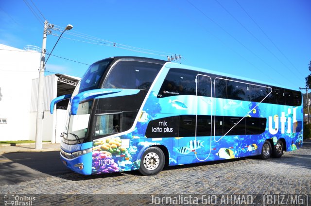 UTIL - União Transporte Interestadual de Luxo 11304 na cidade de Juiz de Fora, Minas Gerais, Brasil, por Giovanini Mendes do Carmo. Número da foto: #3530701.