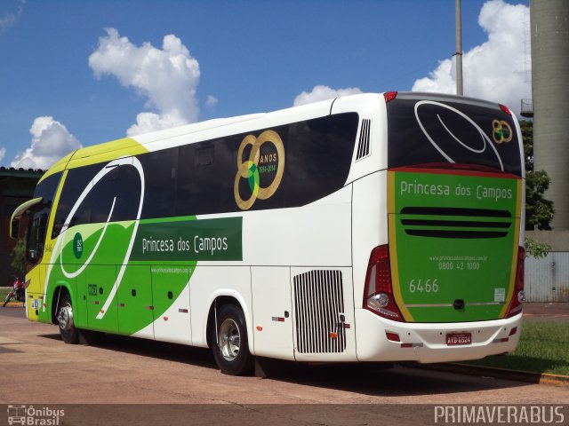 Expresso Princesa dos Campos 6466 na cidade de Cascavel, Paraná, Brasil, por Alexandre Rodrigo. ID da foto: 3531151.