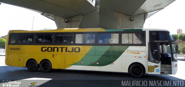 Empresa Gontijo de Transportes 11485 na cidade de Belo Horizonte, Minas Gerais, Brasil, por Maurício Nascimento. ID da foto: 3533173.