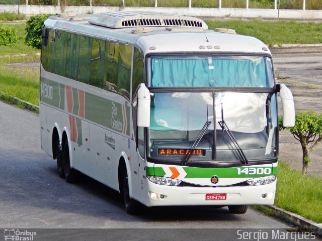 Cia. São Geraldo de Viação 14300 na cidade de Aracaju, Sergipe, Brasil, por Sergio Marques . ID da foto: 3533600.