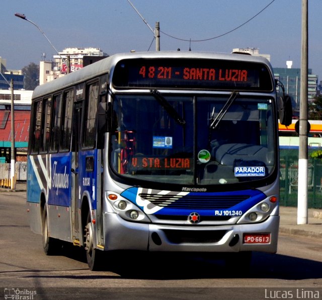 Auto Ônibus Fagundes RJ 101.340 na cidade de Niterói, Rio de Janeiro, Brasil, por Lucas Lima. ID da foto: 3533062.