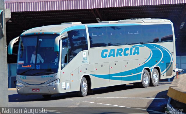 Viação Garcia 7162 na cidade de Londrina, Paraná, Brasil, por Nathan Augusto. ID da foto: 3532919.