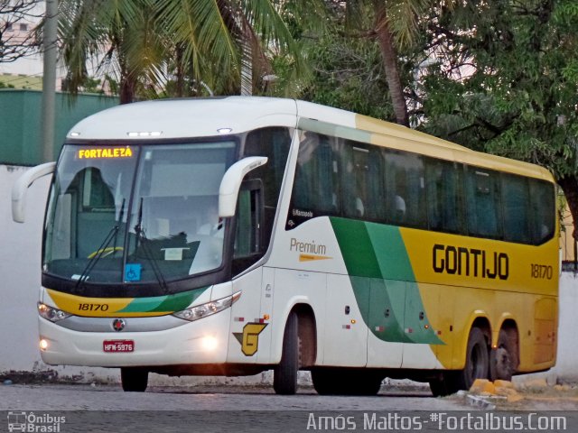 Empresa Gontijo de Transportes 18170 na cidade de Fortaleza, Ceará, Brasil, por Amós  Mattos. Número da foto: #3533438.