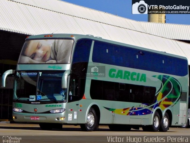 Viação Garcia 7176 na cidade de Maringá, Paraná, Brasil, por Victor Hugo Guedes Pereira. ID da foto: 3532641.