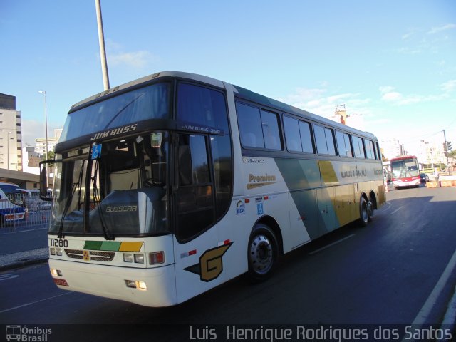 Empresa Gontijo de Transportes 11280 na cidade de Belo Horizonte, Minas Gerais, Brasil, por Luis  Henrique Rodrigues dos Santos. Número da foto: #3532023.