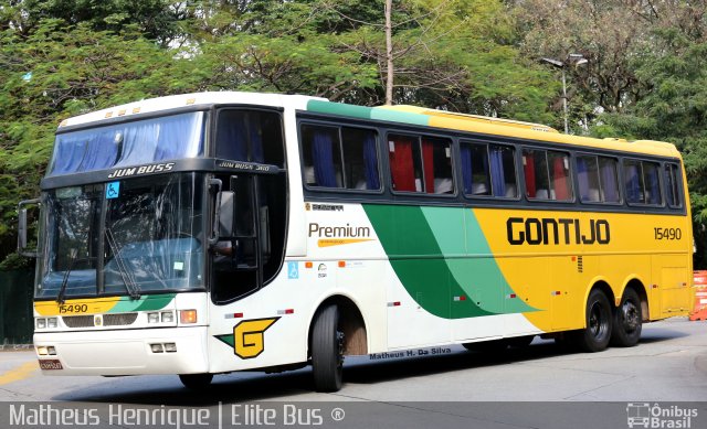 Empresa Gontijo de Transportes 15490 na cidade de São Paulo, São Paulo, Brasil, por Matheus Henrique. ID da foto: 3532094.