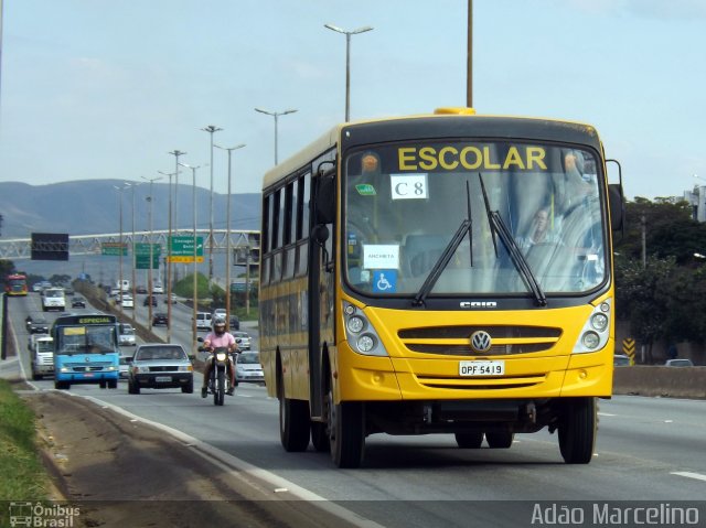 Escolares 5419 na cidade de Belo Horizonte, Minas Gerais, Brasil, por Adão Raimundo Marcelino. ID da foto: 3475386.