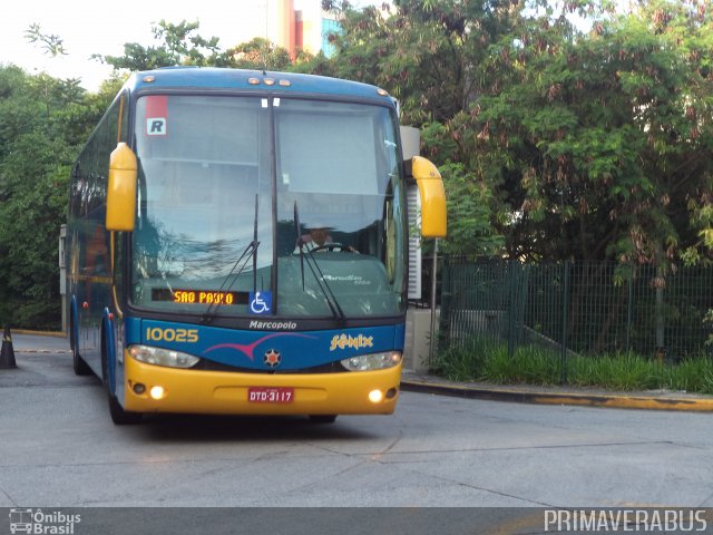 Rápido Expresso Fênix Viação 10025 na cidade de São Paulo, São Paulo, Brasil, por Alexandre Rodrigo. ID da foto: 3475679.