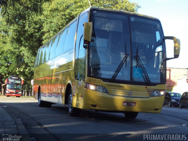 Viação Itapemirim 45807 na cidade de São Paulo, São Paulo, Brasil, por Alexandre Rodrigo. ID da foto: 3475615.