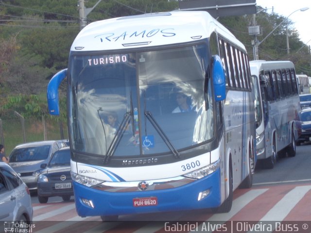 Ramos Turismo 3800 na cidade de Belo Horizonte, Minas Gerais, Brasil, por Gabriel Oliveira. ID da foto: 3475763.