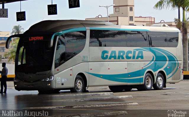 Viação Garcia 7815 na cidade de Londrina, Paraná, Brasil, por Nathan Augusto. Número da foto: #3475456.