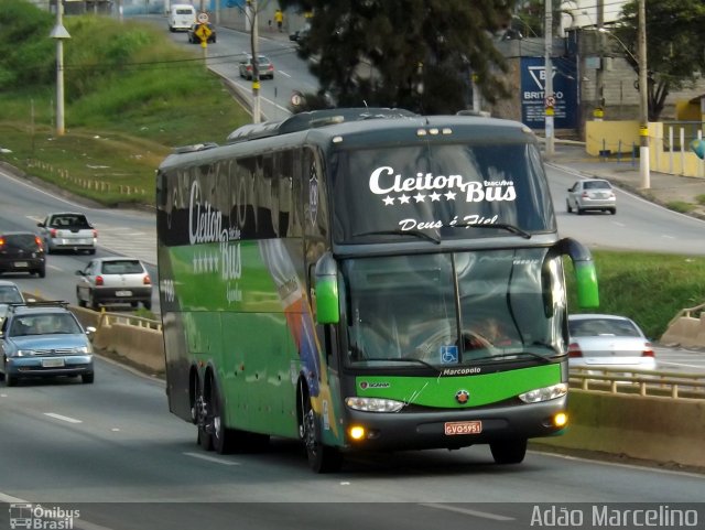 Cleiton Bus Executive 700 na cidade de Belo Horizonte, Minas Gerais, Brasil, por Adão Raimundo Marcelino. ID da foto: 3475564.