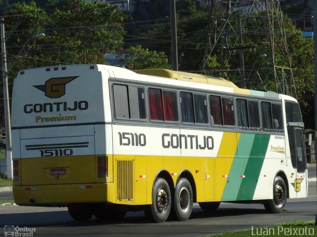 Empresa Gontijo de Transportes 15110 na cidade de Vitória, Espírito Santo, Brasil, por Luan Peixoto. ID da foto: 3475295.