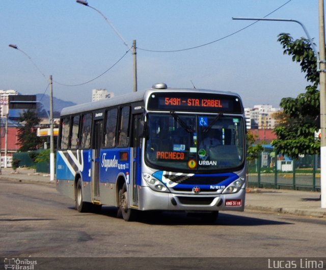 Auto Ônibus Fagundes RJ 101.119 na cidade de Niterói, Rio de Janeiro, Brasil, por Lucas Lima. Número da foto: #3475039.