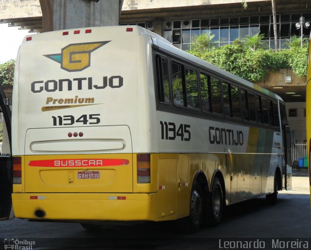 Empresa Gontijo de Transportes 11345 na cidade de Belo Horizonte, Minas Gerais, Brasil, por Leonardo  Moreira. ID da foto: 3534948.