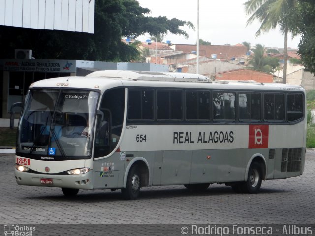 Real Alagoas de Viação 654 na cidade de Maceió, Alagoas, Brasil, por Rodrigo Fonseca. ID da foto: 3536210.