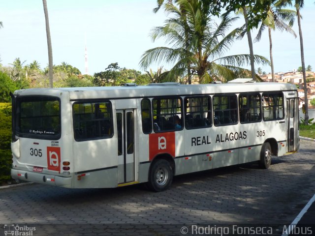 Real Alagoas de Viação 305 na cidade de Maceió, Alagoas, Brasil, por Rodrigo Fonseca. ID da foto: 3536256.