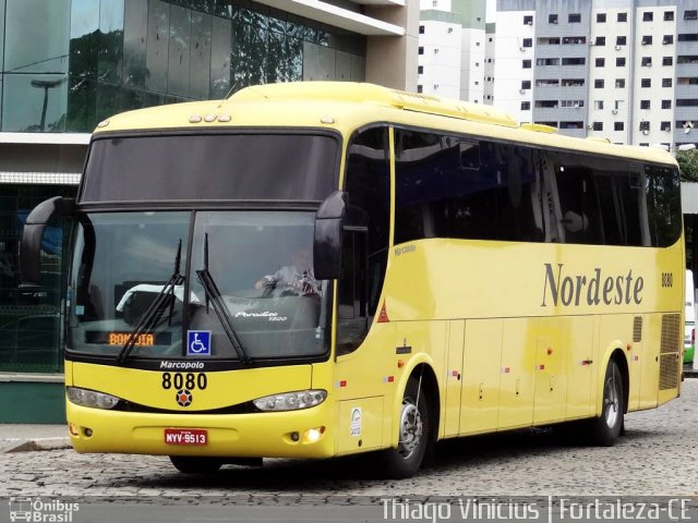 Viação Nordeste 8080 na cidade de Fortaleza, Ceará, Brasil, por Thiago Vinicius. Número da foto: #3535145.