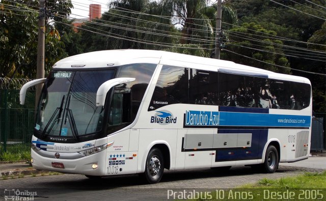 VIDA - Viação Danúbio Azul 10018 na cidade de São Paulo, São Paulo, Brasil, por Cristiano Soares da Silva. ID da foto: 3534425.