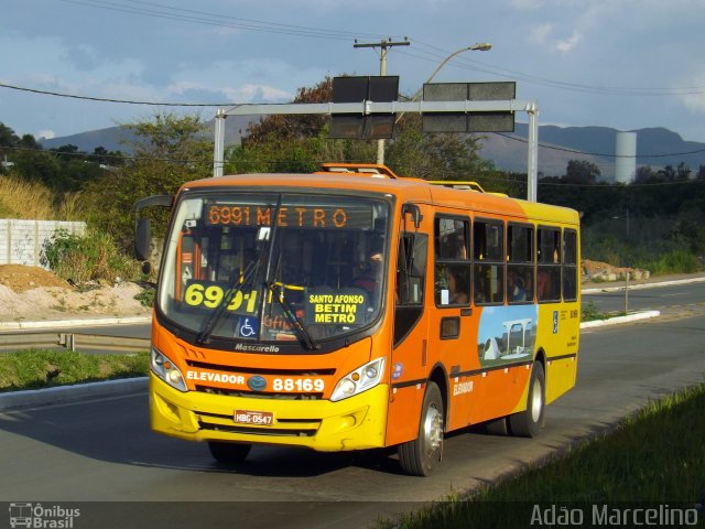 Viação Novo Retiro 88169 na cidade de Contagem, Minas Gerais, Brasil, por Adão Raimundo Marcelino. Número da foto: #3535526.