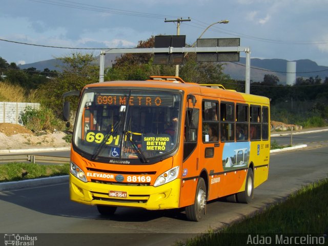 Viação Novo Retiro 88169 na cidade de Contagem, Minas Gerais, Brasil, por Adão Raimundo Marcelino. ID da foto: 3535526.