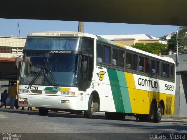 Empresa Gontijo de Transportes 5820 na cidade de Belo Horizonte, Minas Gerais, Brasil, por Lucas Vieira. ID da foto: 3534498.