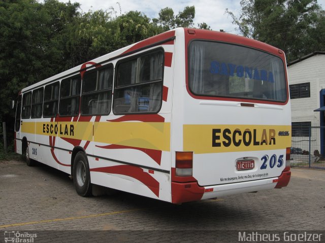 Sayonara - Auto Viação Monte Alverne 205 na cidade de Santa Cruz do Sul, Rio Grande do Sul, Brasil, por Matheus Goelzer. ID da foto: 3536214.