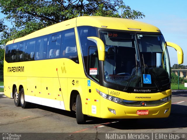 Viação Itapemirim 60607 na cidade de Vitória, Espírito Santo, Brasil, por Nathan Mendes. Número da foto: #3537744.