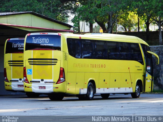 Viação Itapemirim 3001 na cidade de Cariacica, Espírito Santo, Brasil, por Nathan Mendes. ID da foto: 3537741.