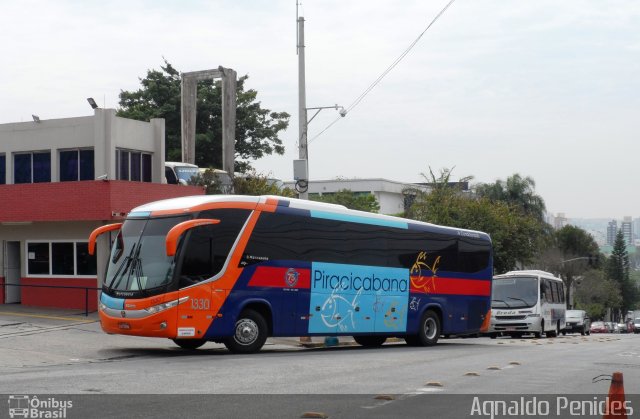 Viação Piracicabana 1330 na cidade de São Bernardo do Campo, São Paulo, Brasil, por Agnaldo Penides. Número da foto: #3536836.