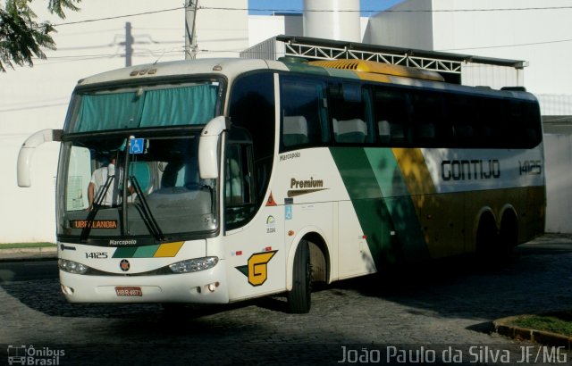 Empresa Gontijo de Transportes 14125 na cidade de Juiz de Fora, Minas Gerais, Brasil, por João Paulo da Silva. Número da foto: #3536714.