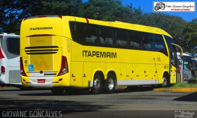 Viação Itapemirim 60603 na cidade de São Paulo, São Paulo, Brasil, por Giovane Gonçalves. Número da foto: #3476012.