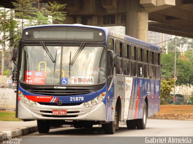 Viação Osasco 21.878 na cidade de Osasco, São Paulo, Brasil, por Gabriel Almeida. Número da foto: #3476061.