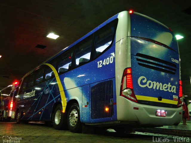 Viação Cometa 12400 na cidade de Belo Horizonte, Minas Gerais, Brasil, por Lucas Vieira. Número da foto: #3477173.