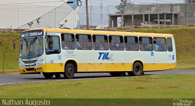 TIL Transportes Coletivos 568 na cidade de Londrina, Paraná, Brasil, por Nathan Augusto. Número da foto: #3479170.