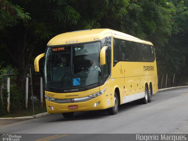 Viação Itapemirim 60569 na cidade de Taubaté, São Paulo, Brasil, por Rogerio Marques. ID da foto: 3478741.