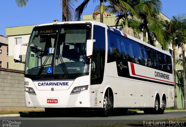 Auto Viação Catarinense 2860 na cidade de Jaraguá do Sul, Santa Catarina, Brasil, por Luciano  Piske. Número da foto: #3479076.