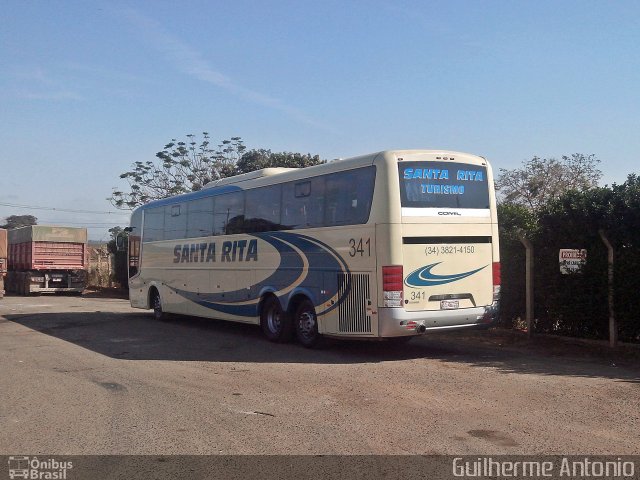 Expresso Santa Rita 341 na cidade de Araxá, Minas Gerais, Brasil, por Guilherme Antonio. Número da foto: #3478531.